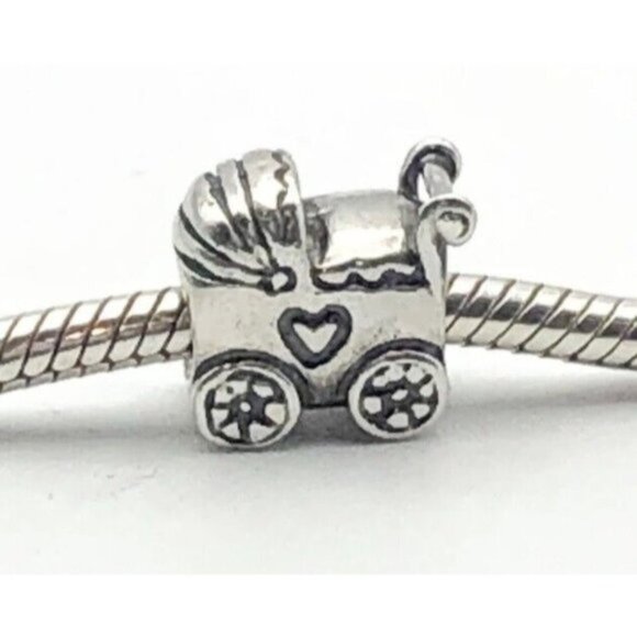 Authentic PANDORA Baby Carriage Sterling Silver Charm 790346 - Picture 3 of 3